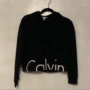 Women’s Calvin Klein slightly cropped hoodie